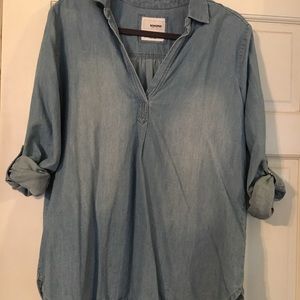 Sonoma chambray tunic shirt
